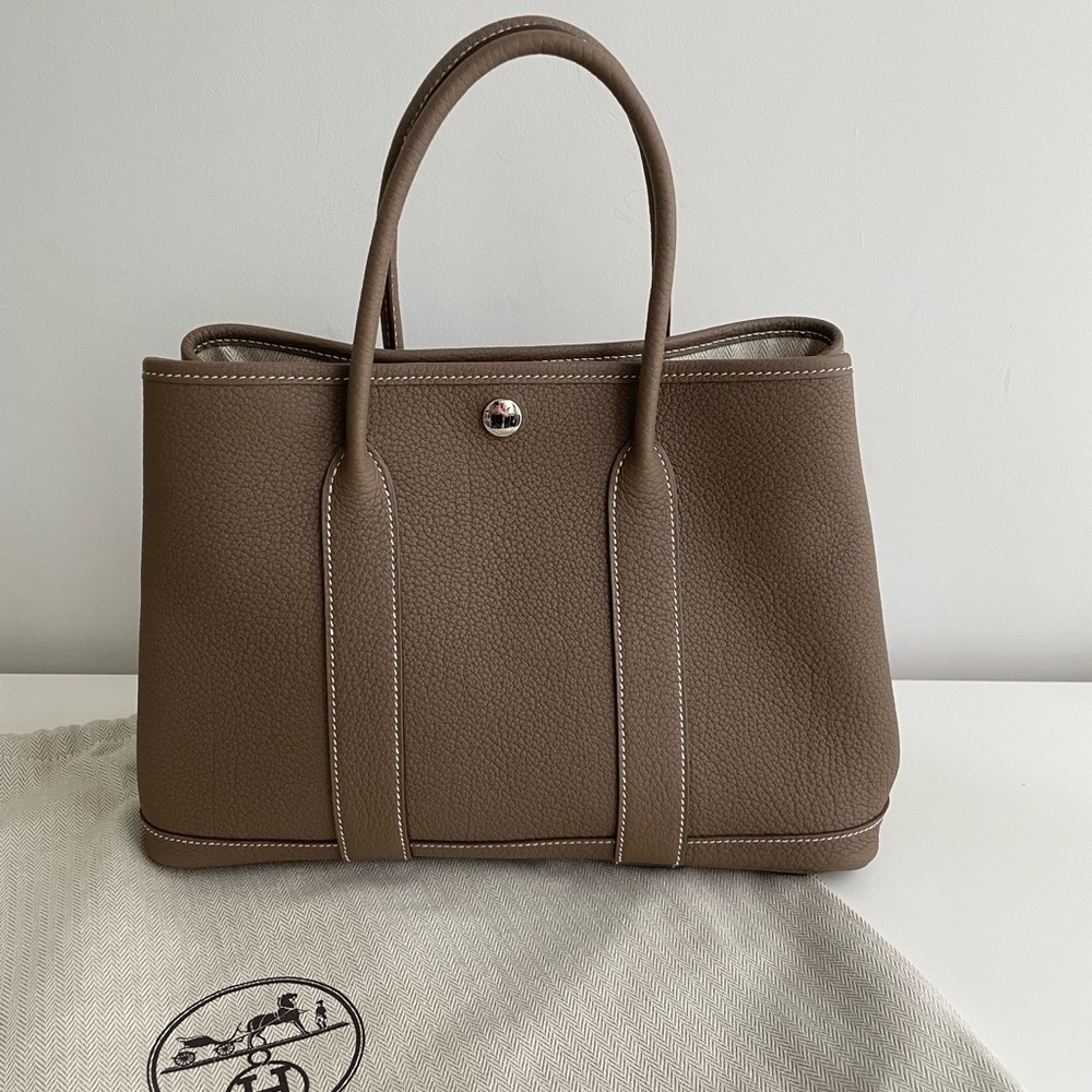 (Not available) Hermes garden party tote leather 30